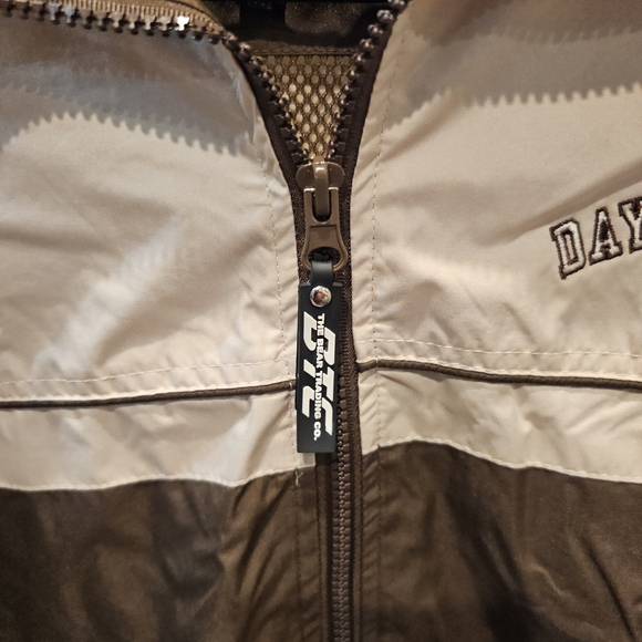 Men's Brown and Tan Windbreaker Daytona Beach - Picture 3 of 5
